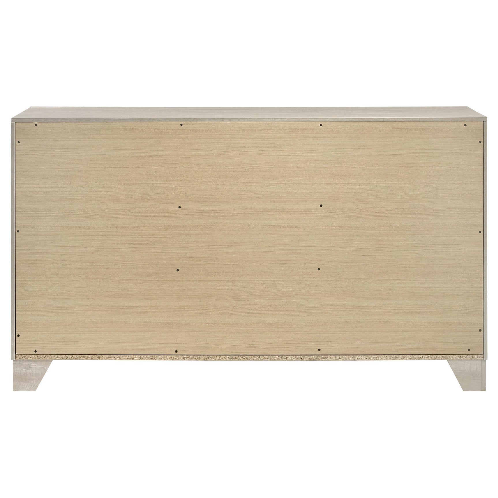 Drawer interior with engineered wood finish