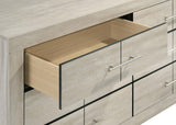 Full dresser profile from left side