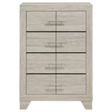 Top view showing textured rustic cream veneer
