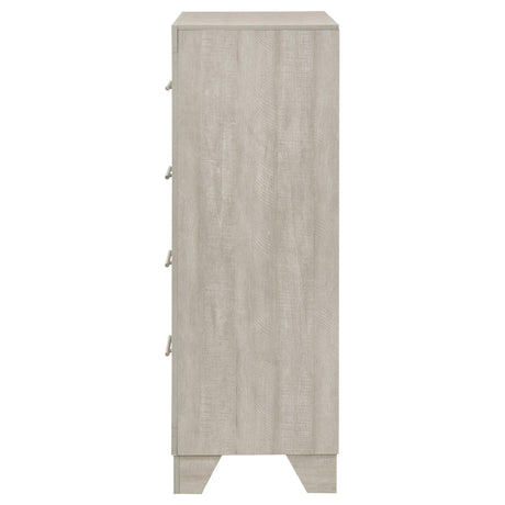 Open drawer showcasing smooth metal glides
