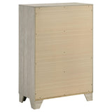Drawer dovetail joinery detail on Trenton chest