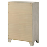 Rustic cream finish texture detail