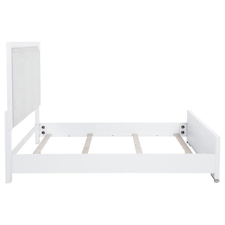 Gracemont queen bed assembly hardware and support legs detail