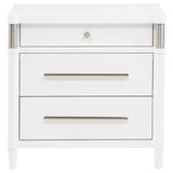 Gracemont 3-drawer Bedroom Nightstand Bedside Table White