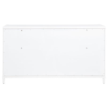 Gracemont dresser drawer open with items inside