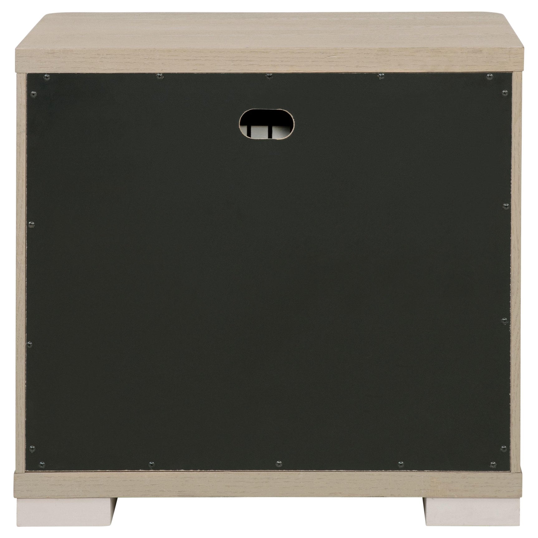 Top surface with decorative items on nightstand