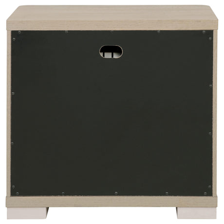 Top surface with decorative items on nightstand