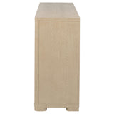 Open drawer showing felt lined top drawer interior
