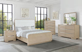 Ladera dresser mirror mounted above matching dresser