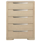 Side view of Ladera chest showing rounded corners