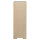 Five large drawers with smooth metal glides