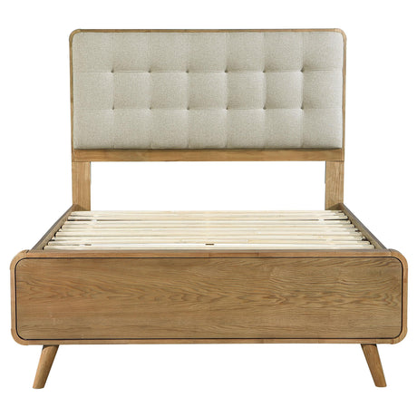 Footboard detail with rounded corners