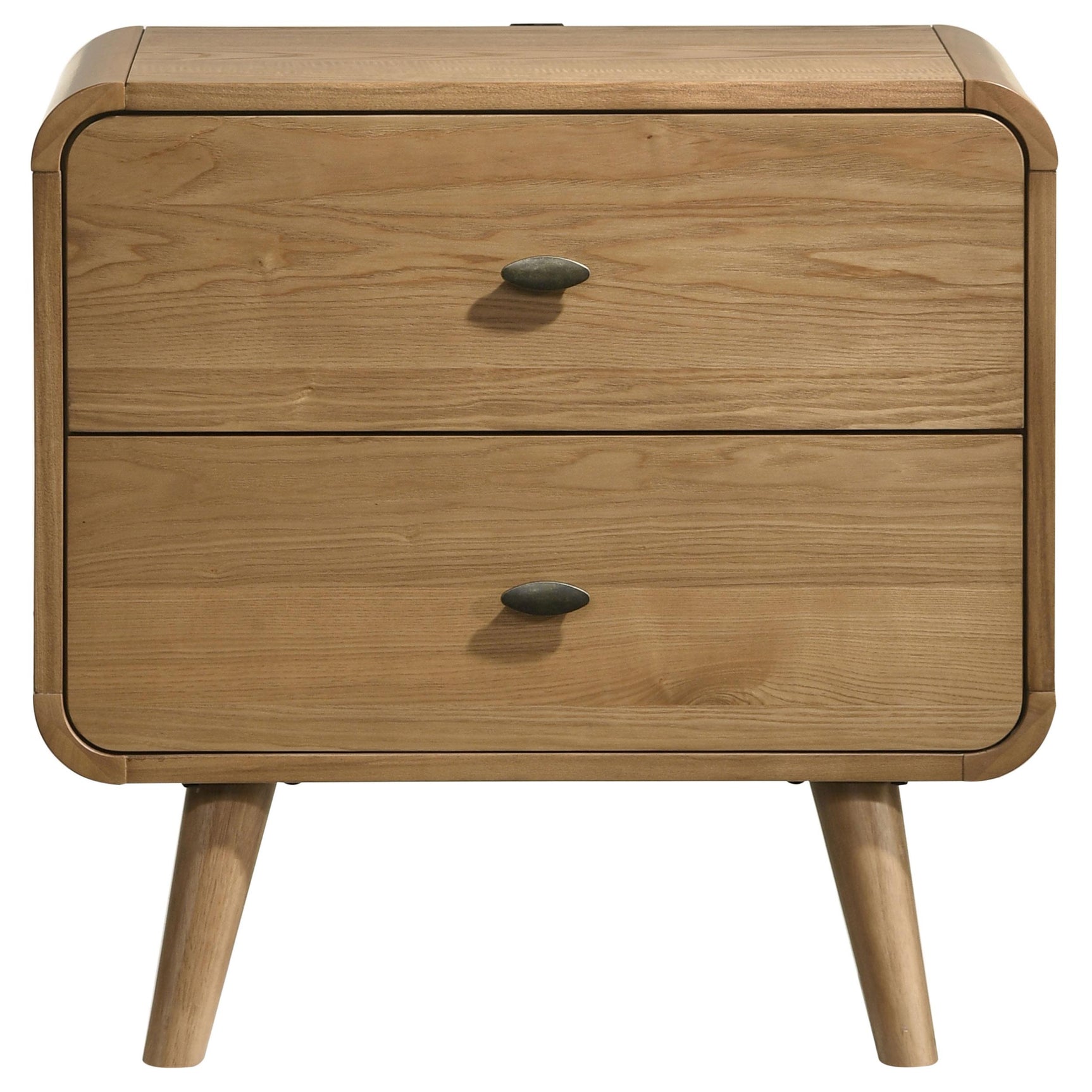 Top drawer open showing felt lining