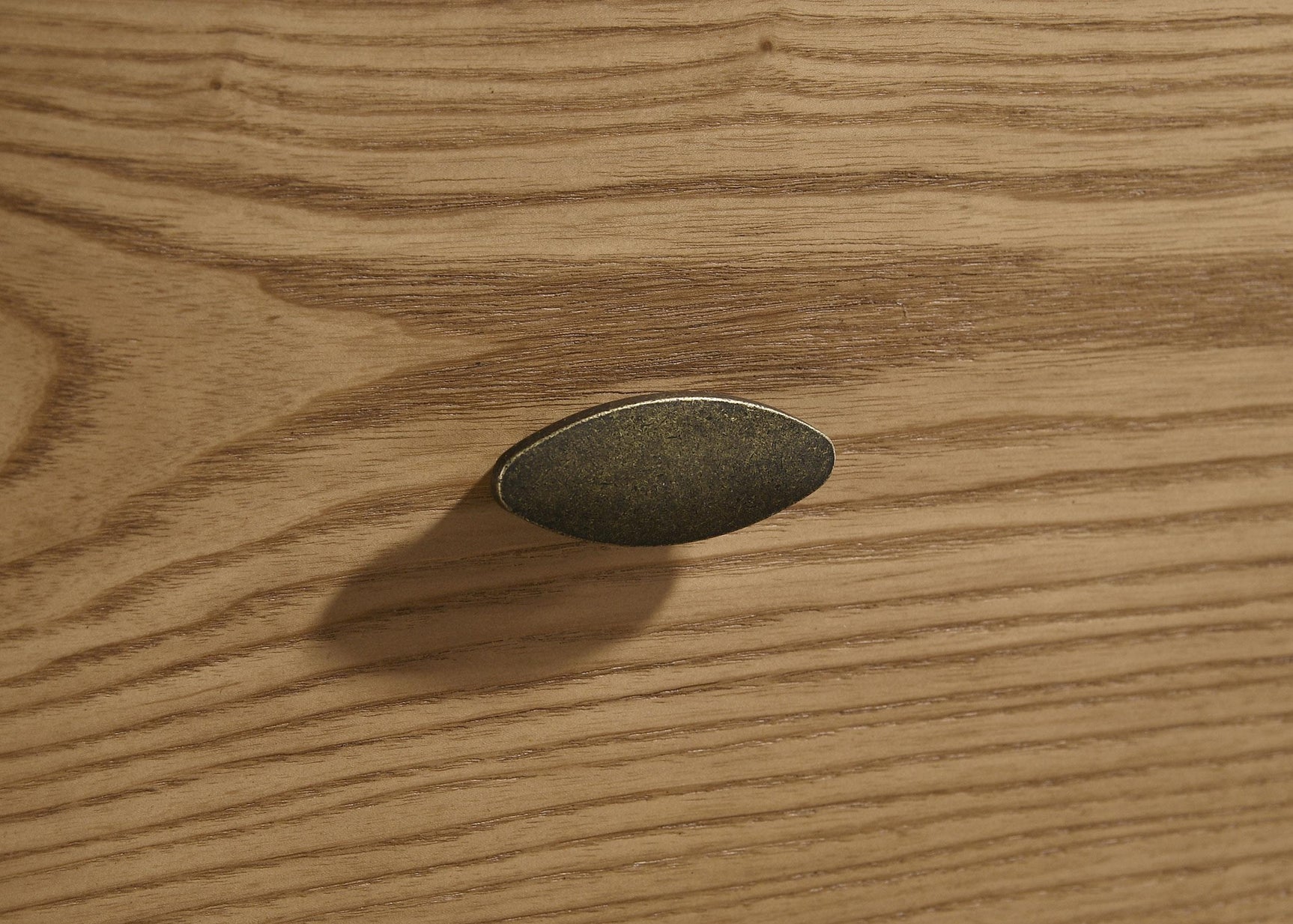 Top view of nightstand surface