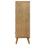 Robyn chest drawers open showing tinted drawer panels