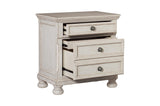 Open drawer of Bethel storage nightstand