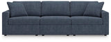 Modmax Ink Sofa, Loveseat and Recliner Set — front view