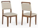 Blanche Brown Round Dining Room Set view 5