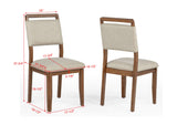 Blanche Brown Round Dining Room Set view 7