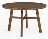 Blanche Brown Round Dining Room Set view 2