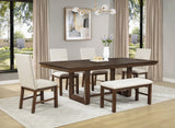 Domingo Brown Rectangular Dining Room Set from Decor Furniture