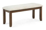 Avasa Dark Brown Dining Room Set bench main view