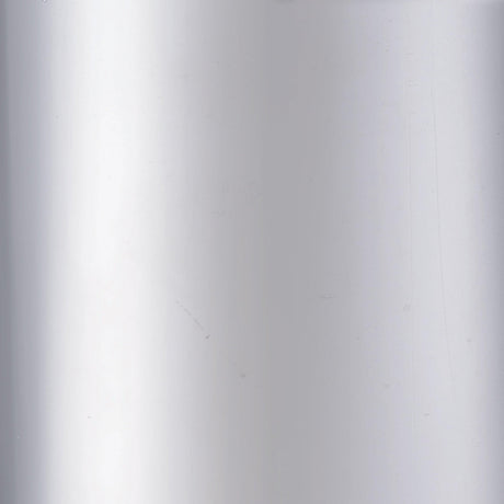 Top-down view of the Theodore Round Bar Table white gloss surface