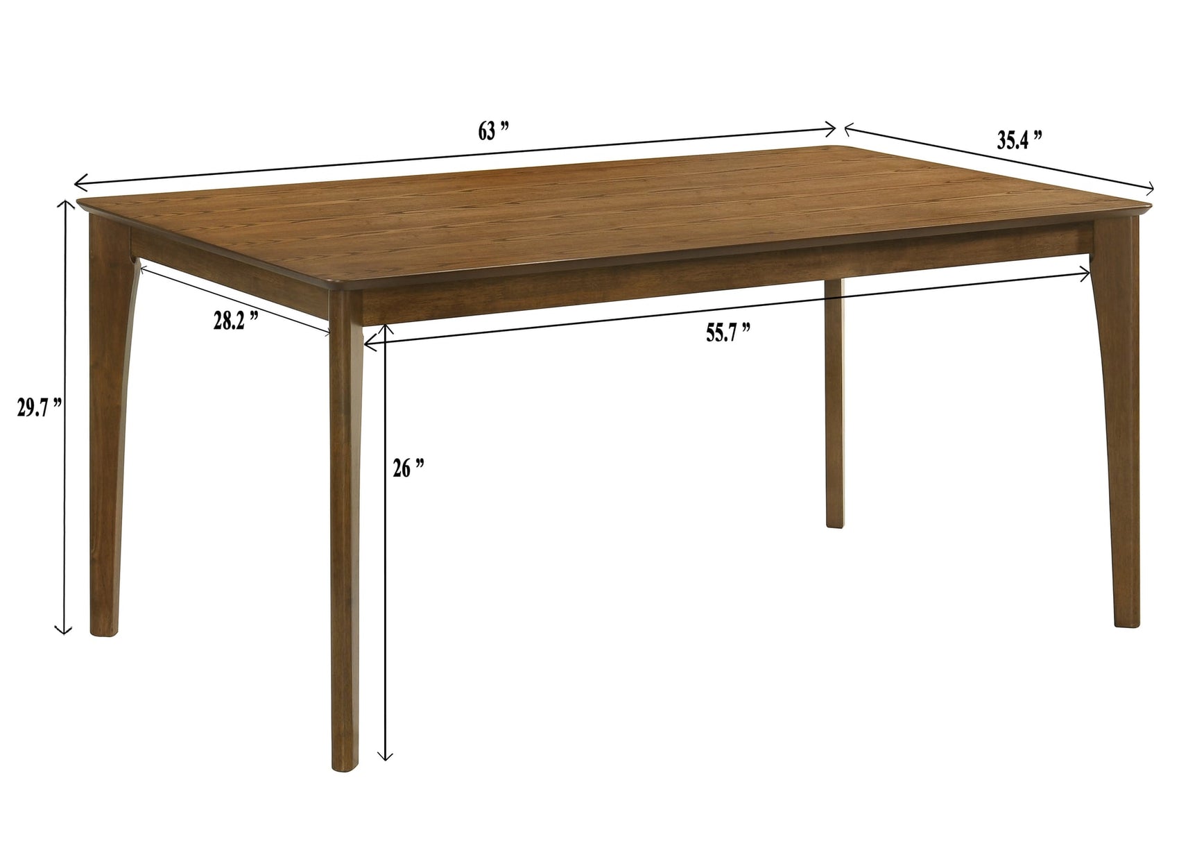 Rolstan Brown Dining Room Set view 7