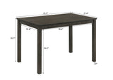 Close-up detail of Melshire rectangular dining table surface