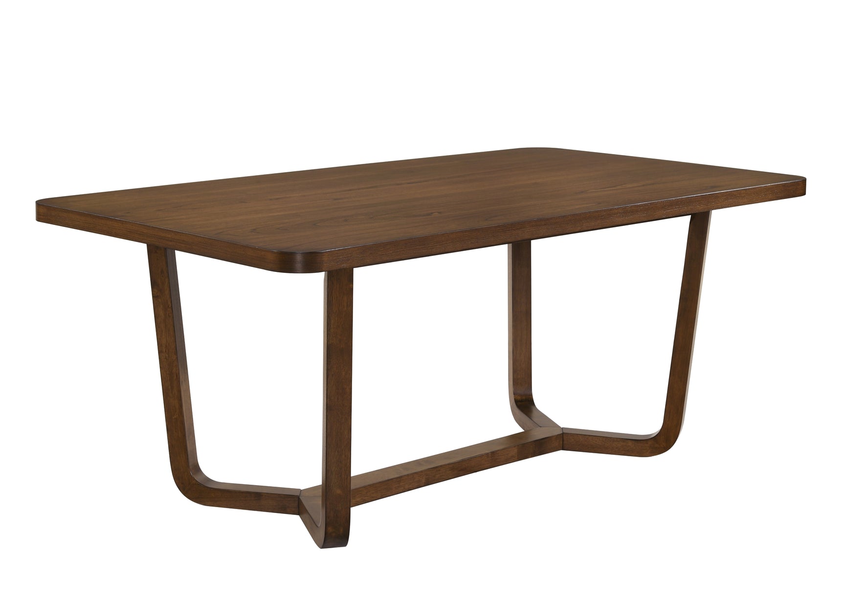 Salerno Brown Rectangular Dining Room Set table main view