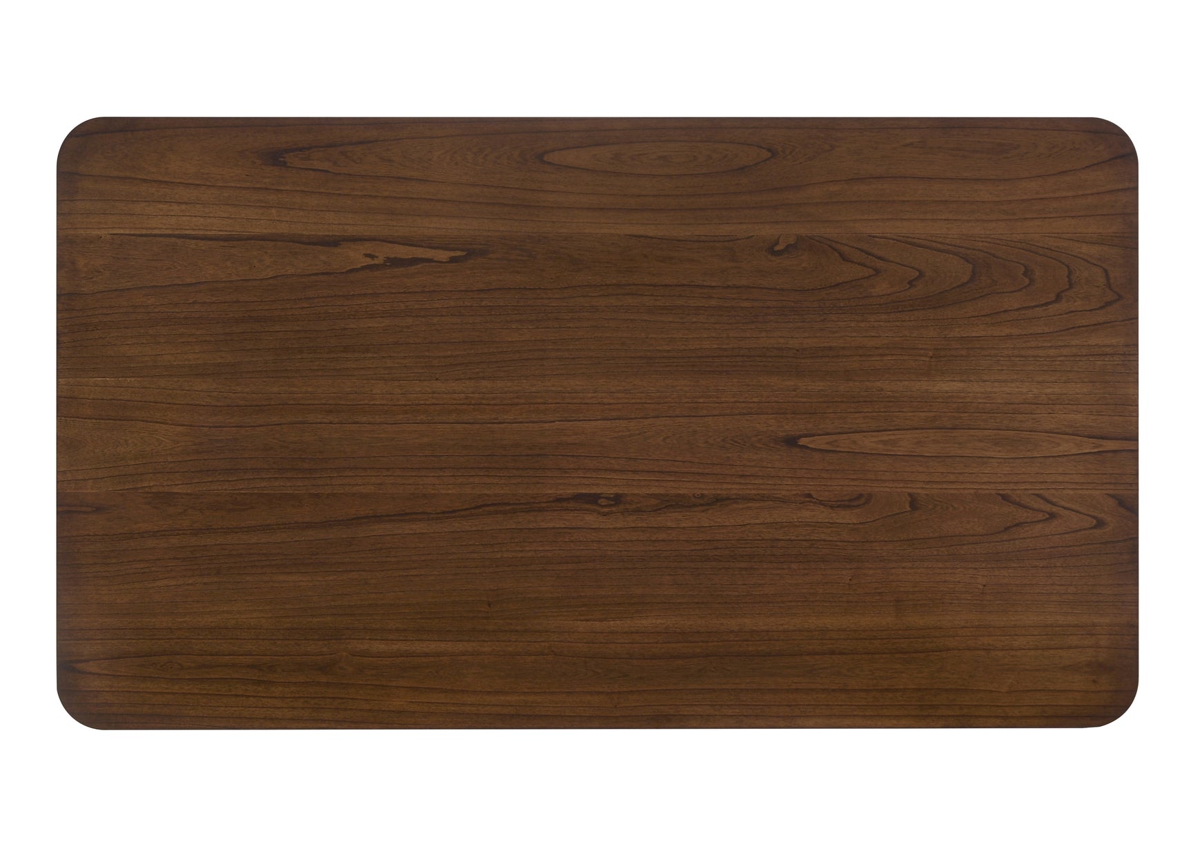 Salerno Brown Rectangular Dining Room Set dining table main angle