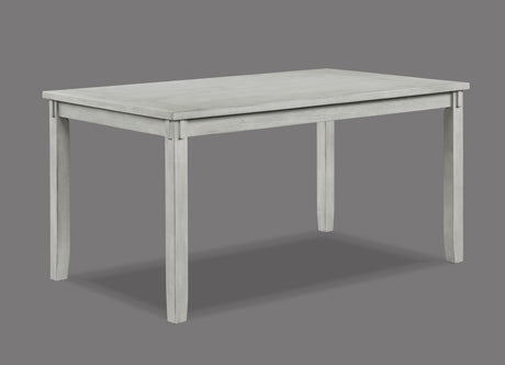 Clara Driftwood Fabric Rectangular 5-Piece Dining Room Set