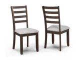 Main view of side chairs in Wagner dining set