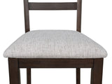 Room view with dining set chairs around table