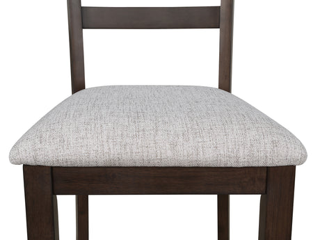Room view with dining set chairs around table