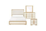 Sterling Natural Panel Bedroom Set bed main view