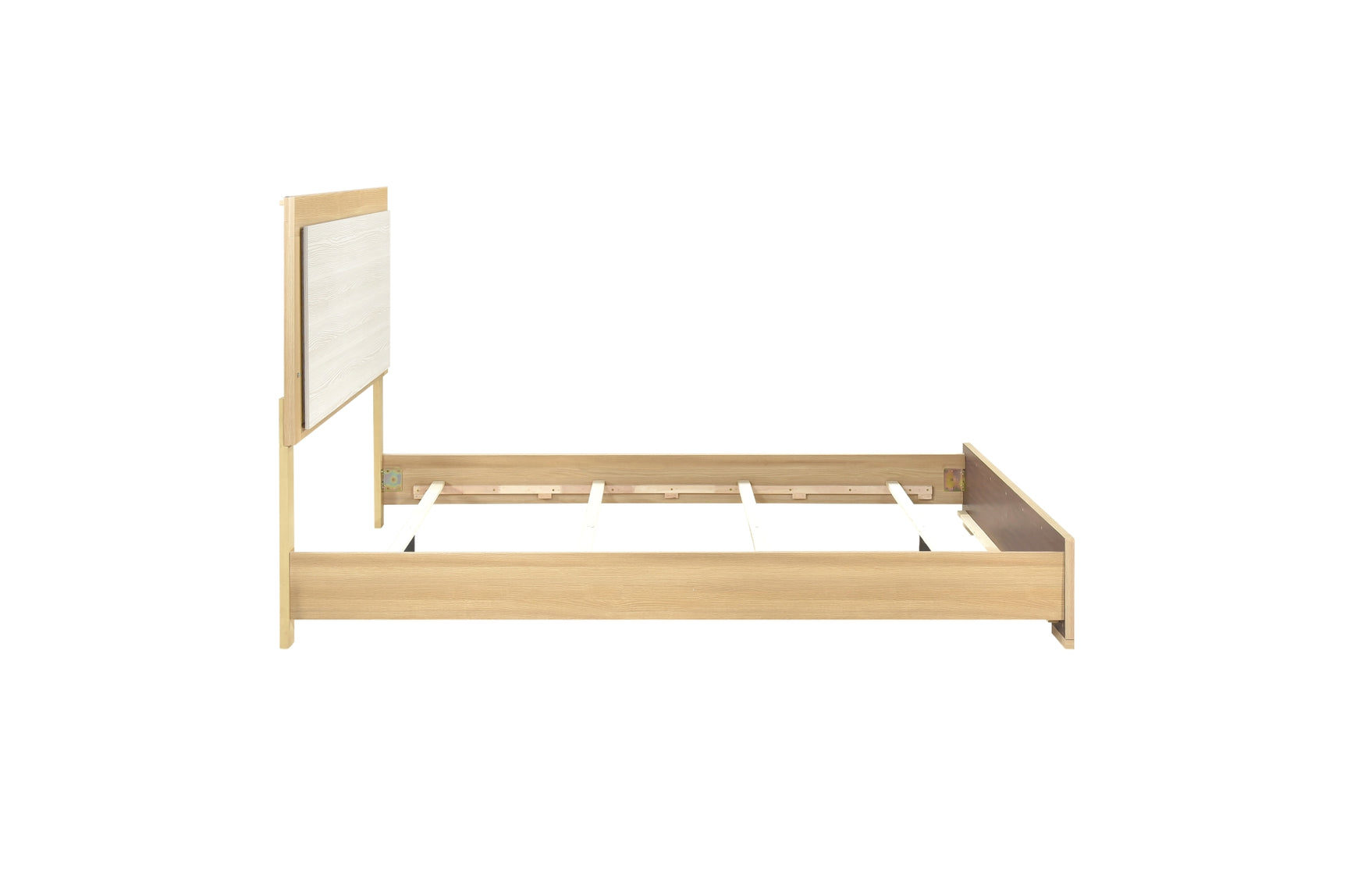 side view highlighting bed panel