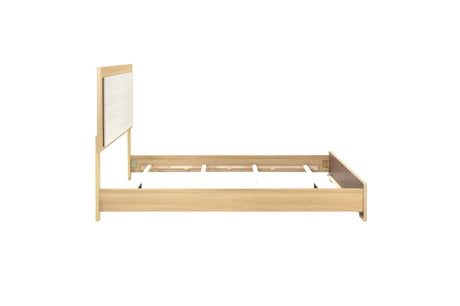 side view highlighting bed panel