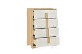 Sterling Natural Panel Bedroom Set bed main view