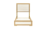 bedside angle of panel bed