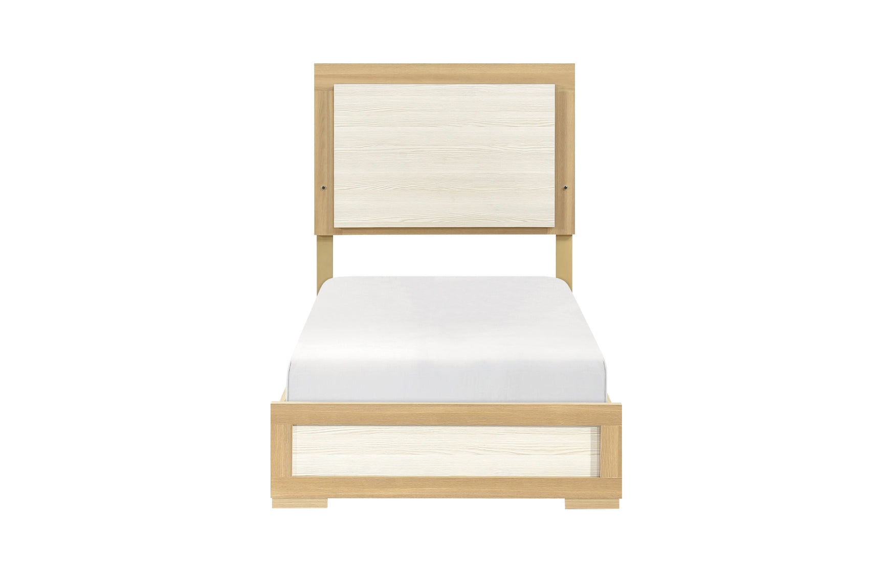 main front view of bed
