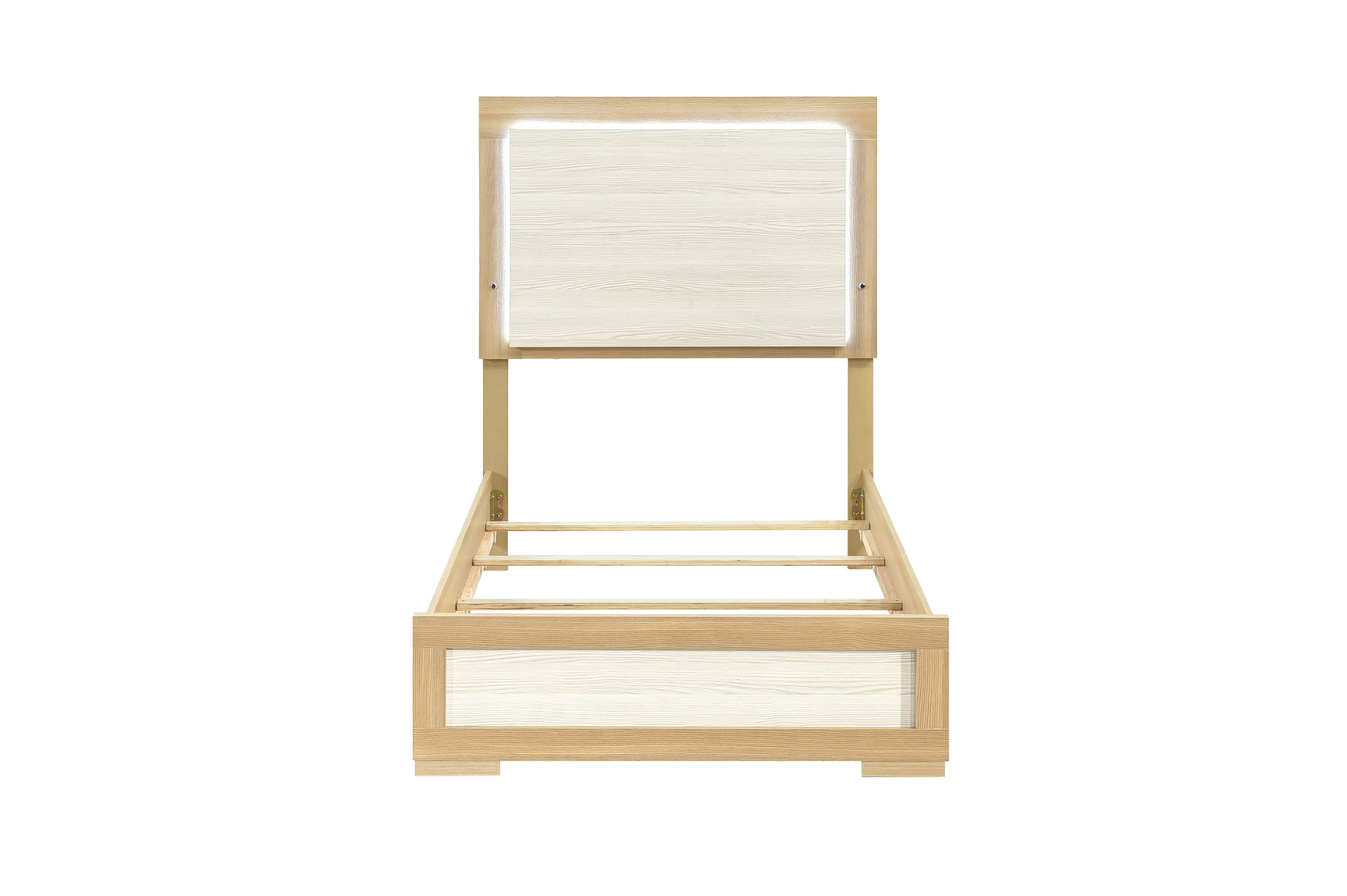 side profile twin bed panel