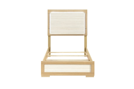 side profile twin bed panel