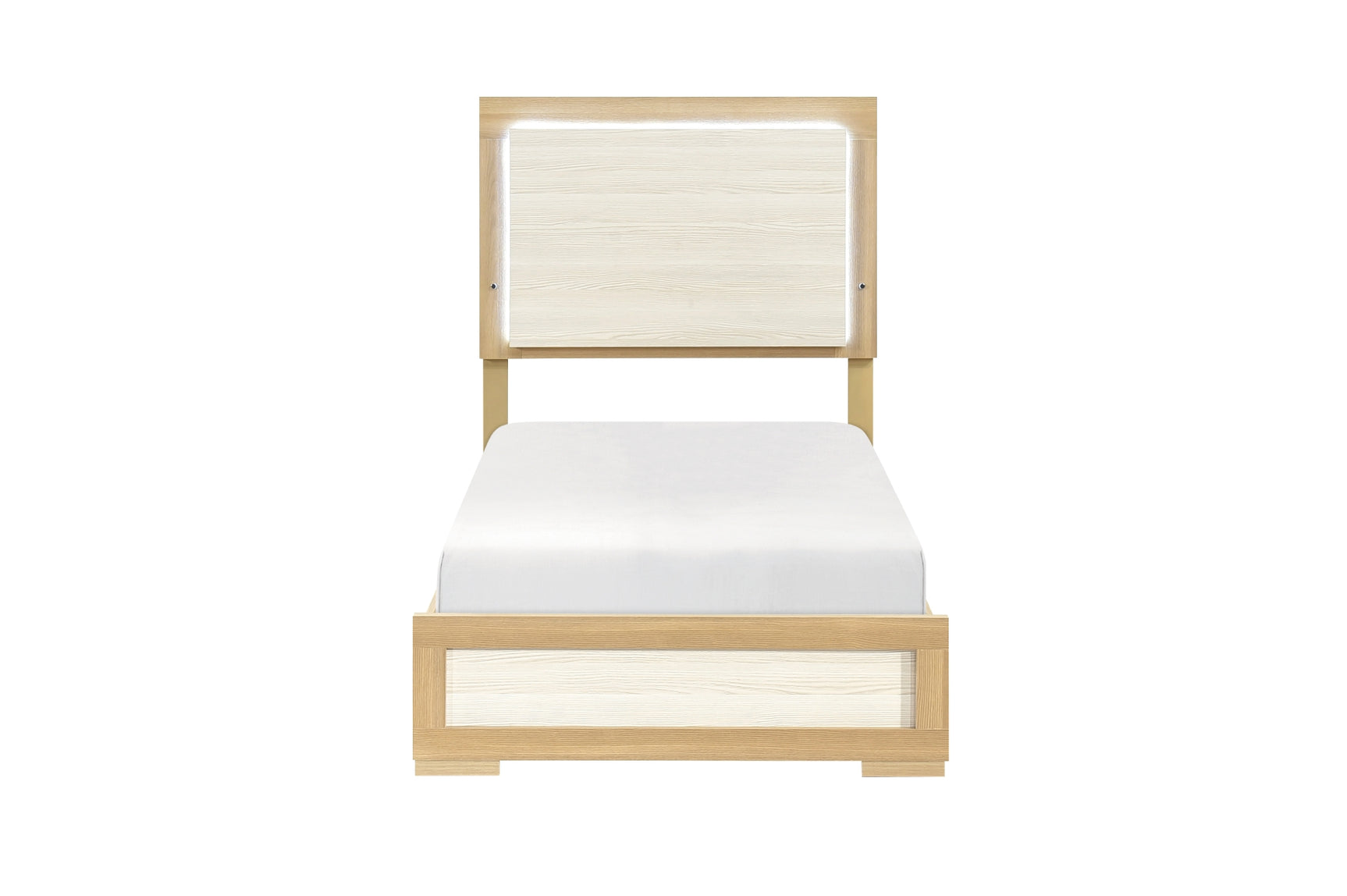 main front twin bed panel