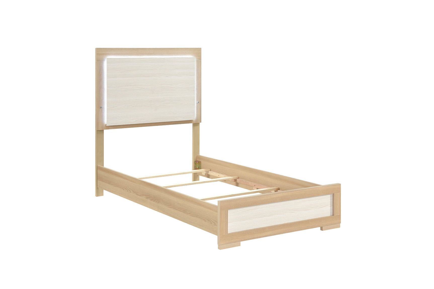 Sterling Natural Panel Bedroom Set bed main view
