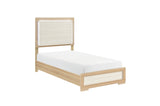 Sterling Natural Panel Bedroom Set bed main view
