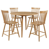 Andrews 5-Piece Round Counter Height Dining Set Light Ash — product image 2