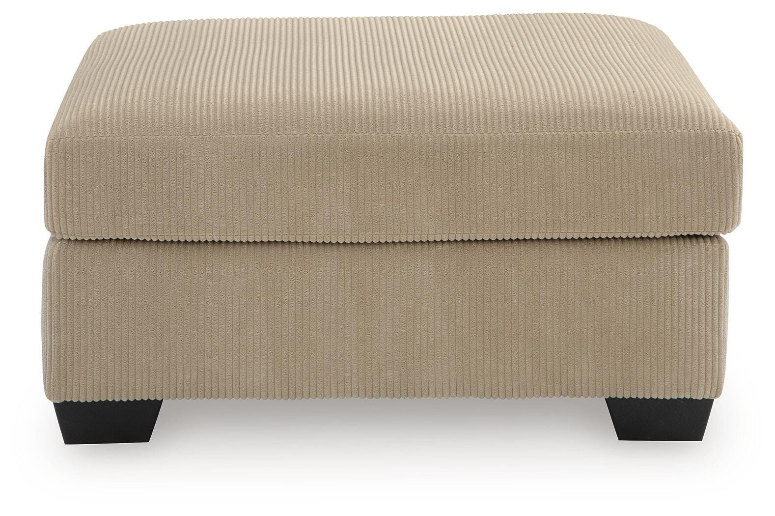 SimpleJoy Sand Chenille,Velvet Oversized Accent Ottoman view 3