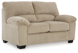 SimpleJoy Loveseat angled side view
