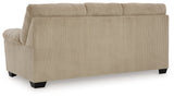 Back view of SimpleJoy Sand Chenille Velvet Sofa